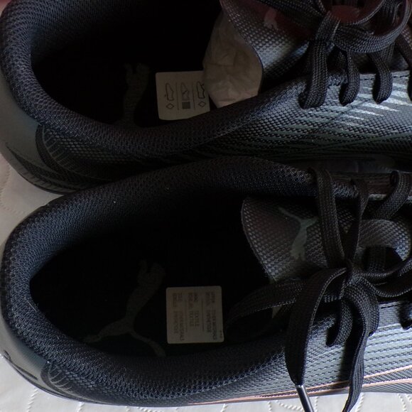 PUMA MEN'S BRAND NEW ULTRA PLAY FIRM GROUND FG BLACK AND ROSE SOCCER CLEATS - Picture 14 of 15